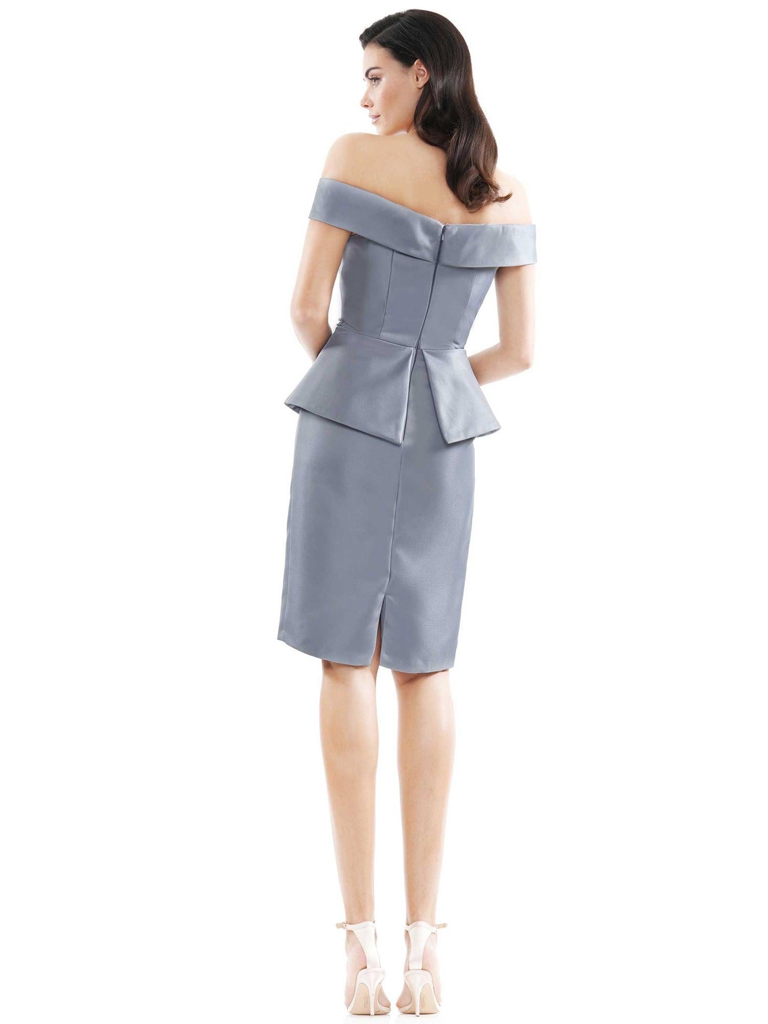 Marsoni Off Shoulder Peplum Short  Dress 1059