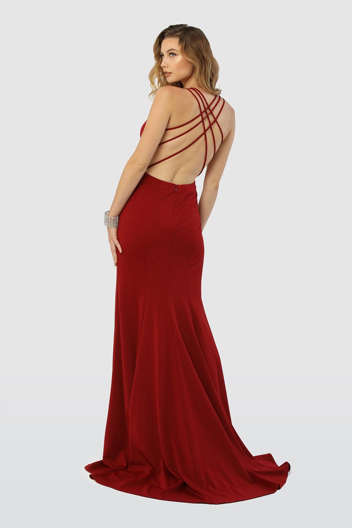 Nox Anabel M133 Long Spaghetti Strap Evening Dress