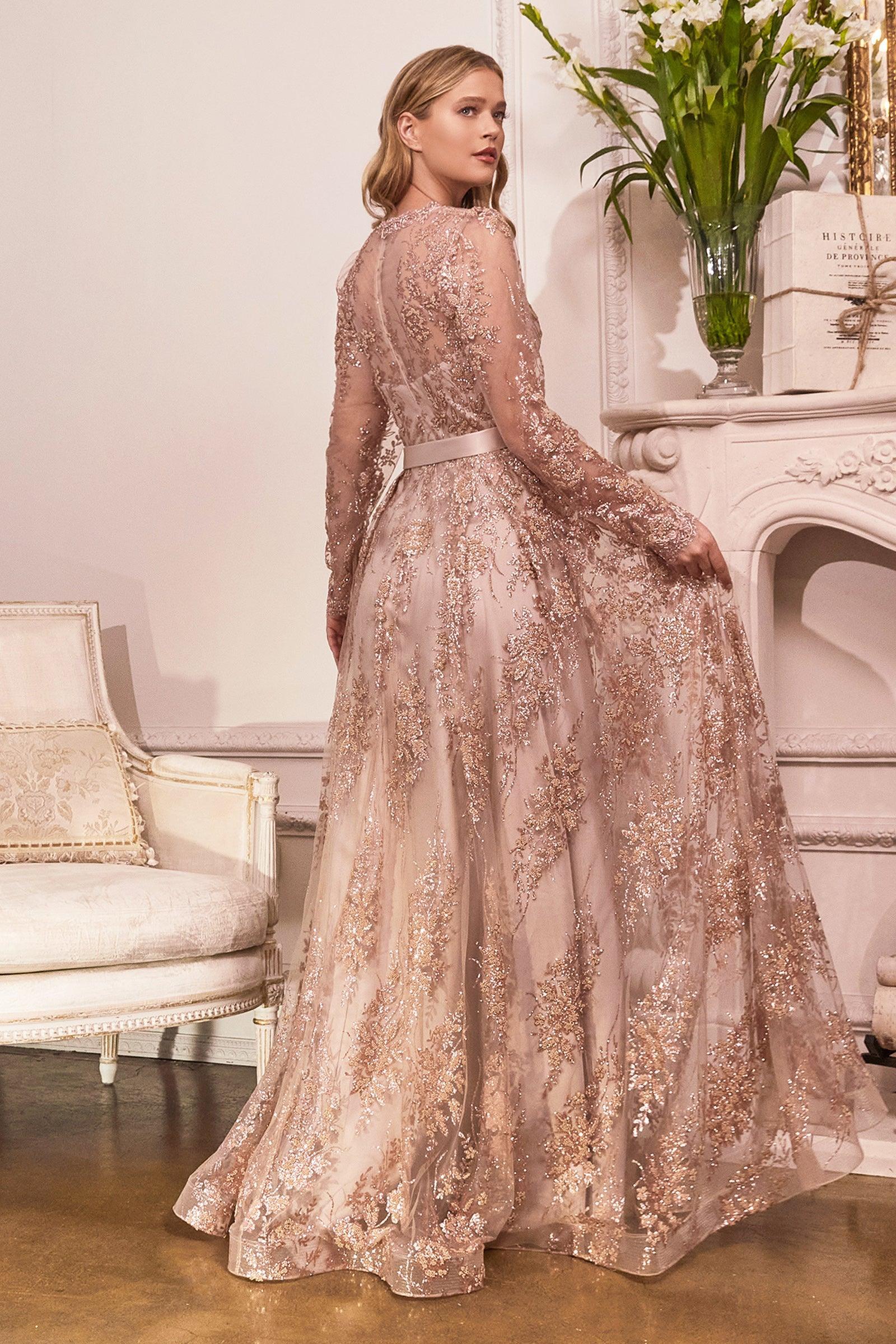 Cinderella Divine CD233 A Line Silhouette  Plus Size Evening Dress Sale