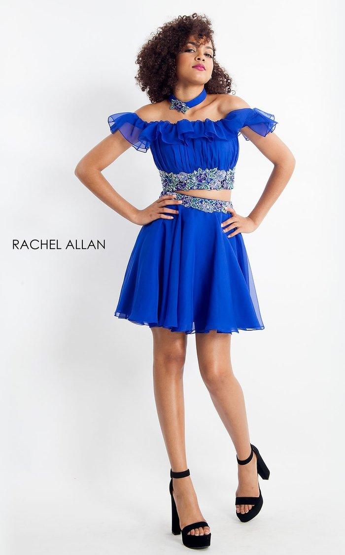 Rachel Allan Short Two Piece Homecoming Dress 4639