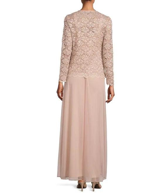 Marina  Long Formal Mother of the Bride Jacket Gown