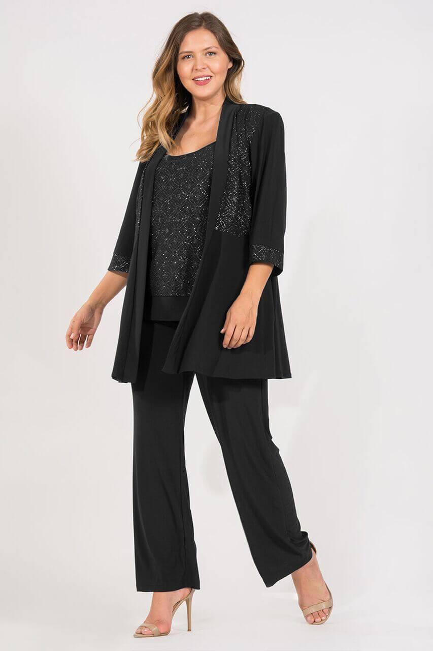 R&M Richards 5589P Petite Formal Jacket Pant Suit Sale