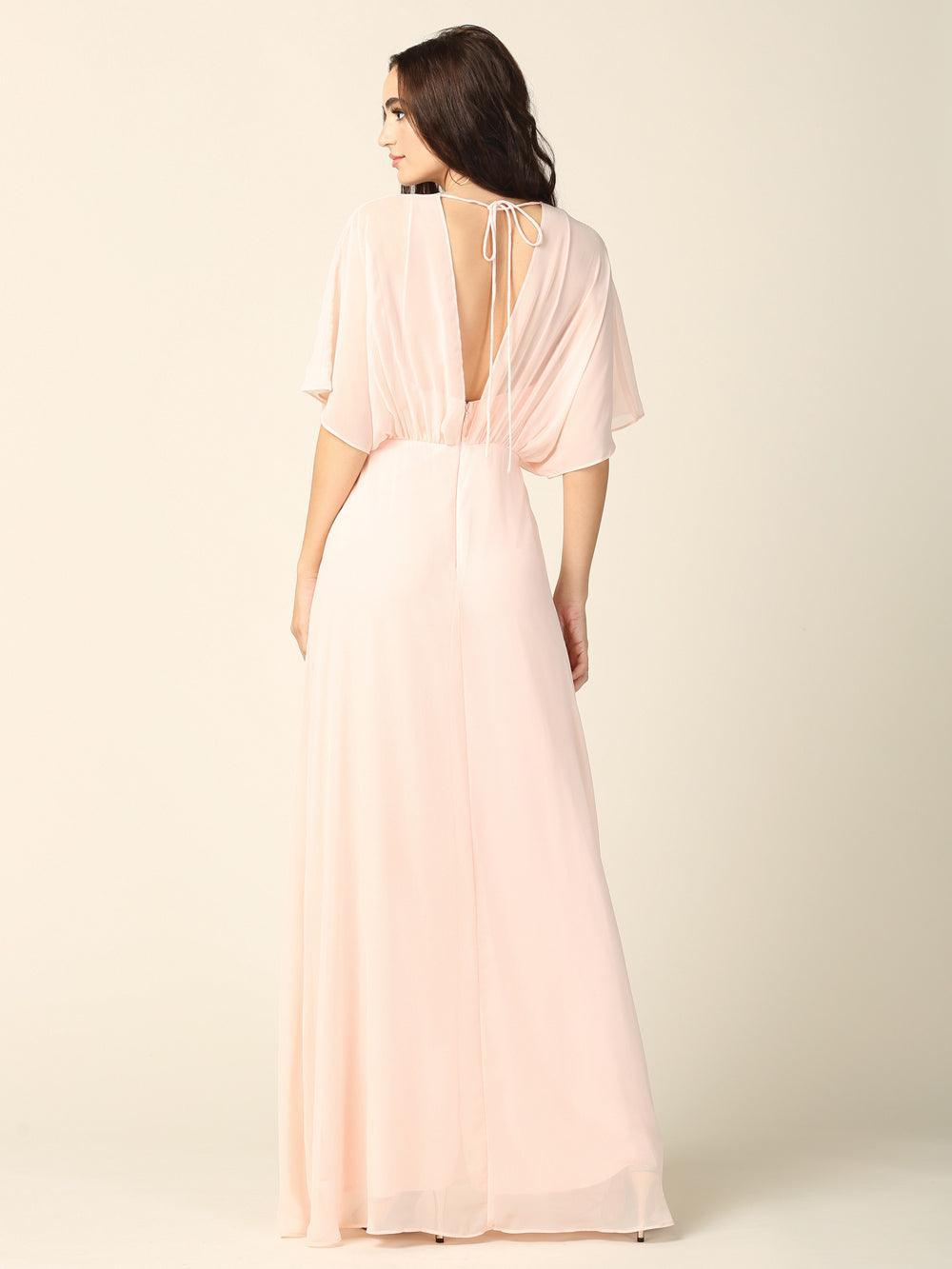 Long Formal Mother of the Bride Chiffon Gown Sale