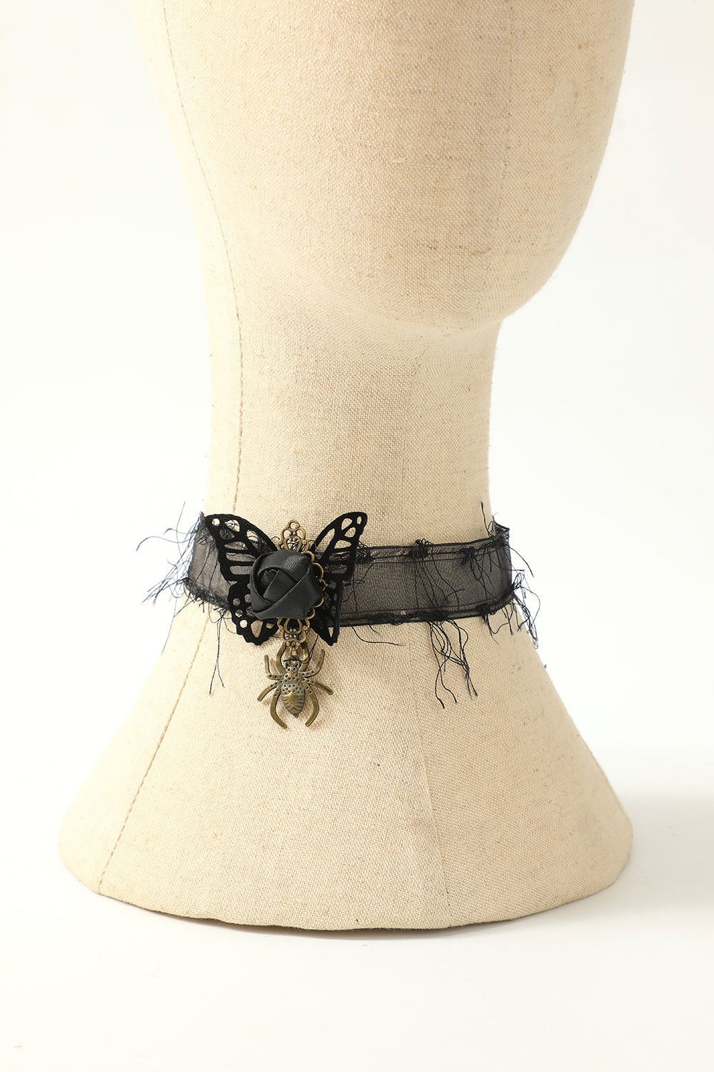 Halloween Spider Butterfly Fringe Choker