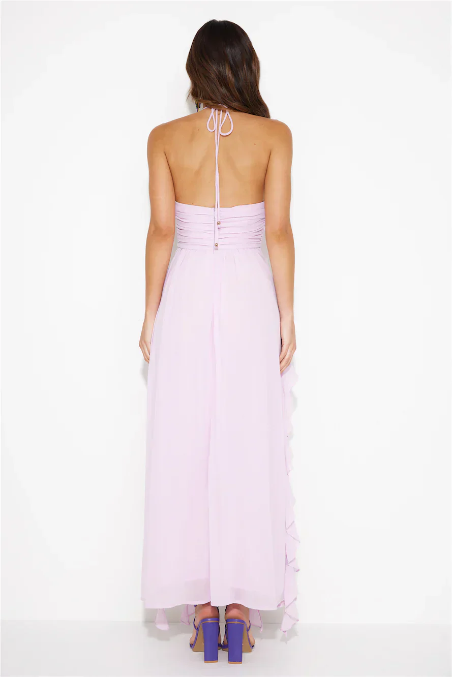 Pastel Sunset Maxi Dress Lavender