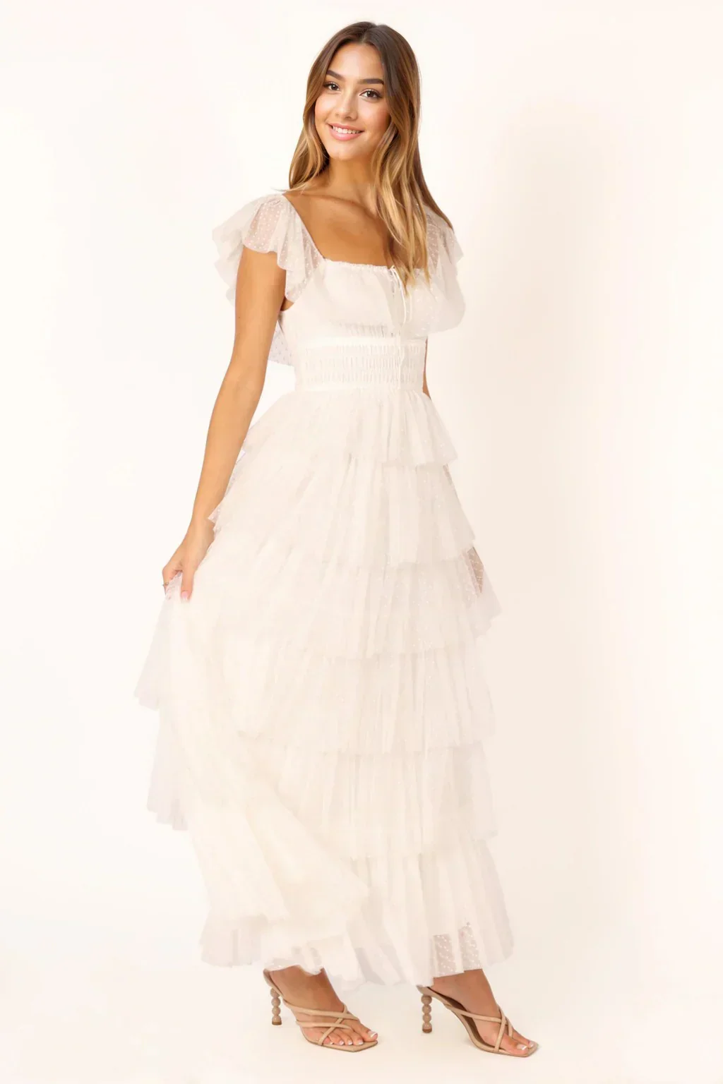 Belle Maxi Dress - Off White
