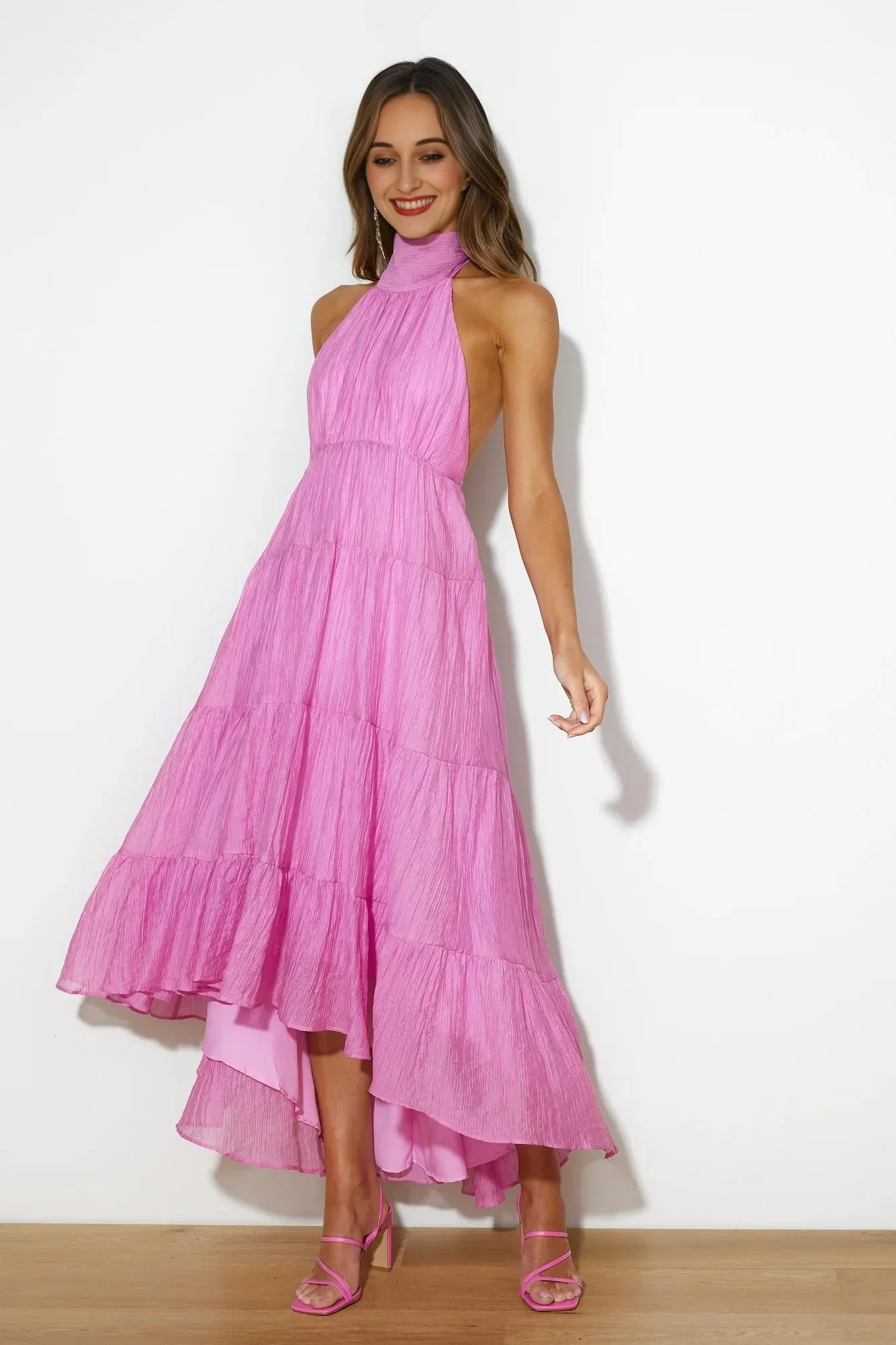 Entrance Is Yours Maxi Dress Pink