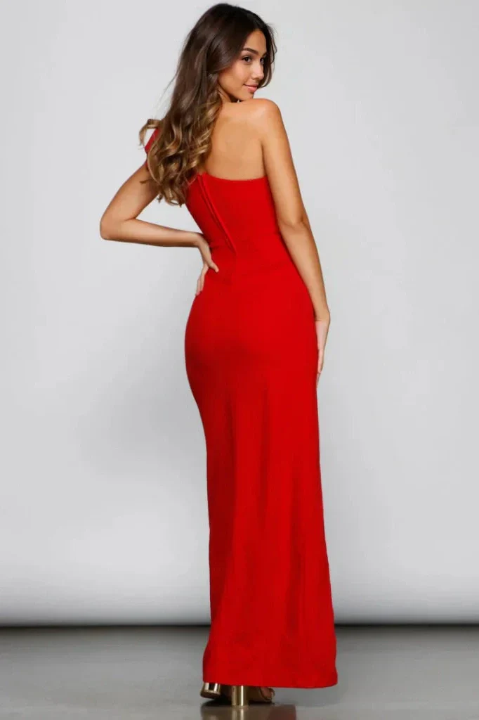 Star Formal One Shoulder Mermaid Dress
