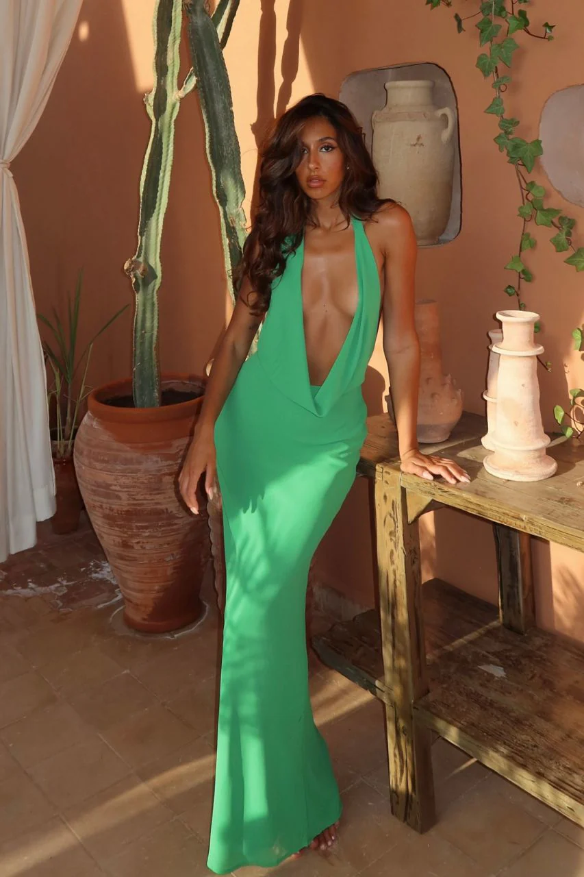 LEXIE MAXI DRESS - APPLE