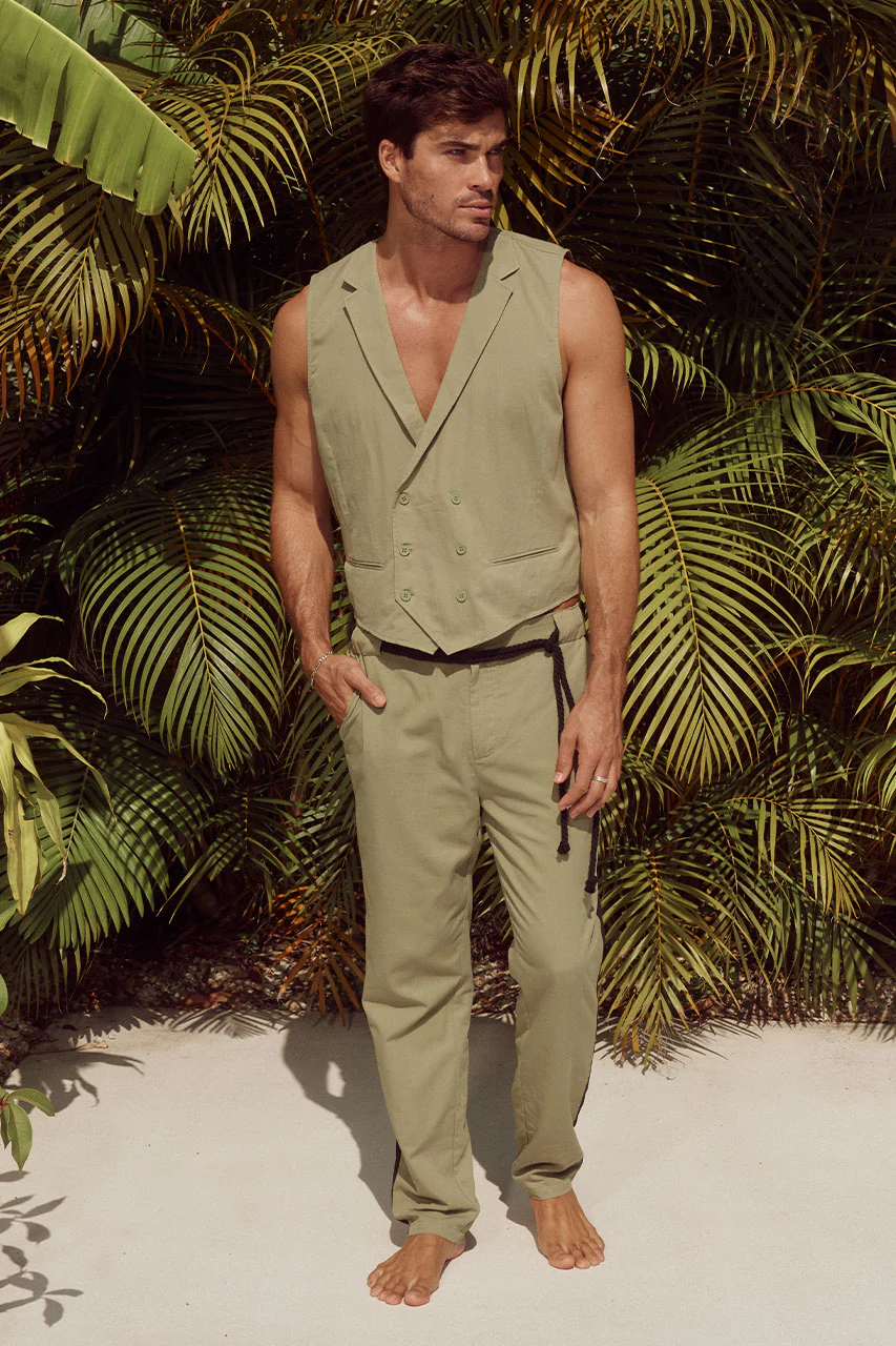 LORENZO VEST - KHAKI