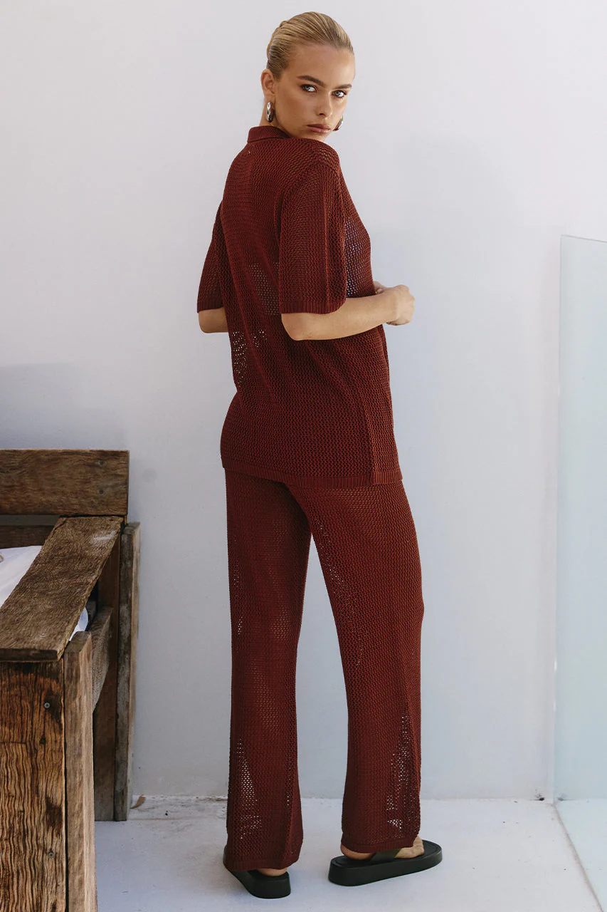 SMITH TOP - CHOCOLATE