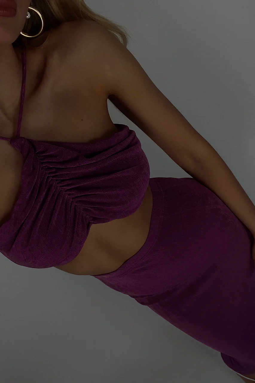 On Demand Skirt - Grape