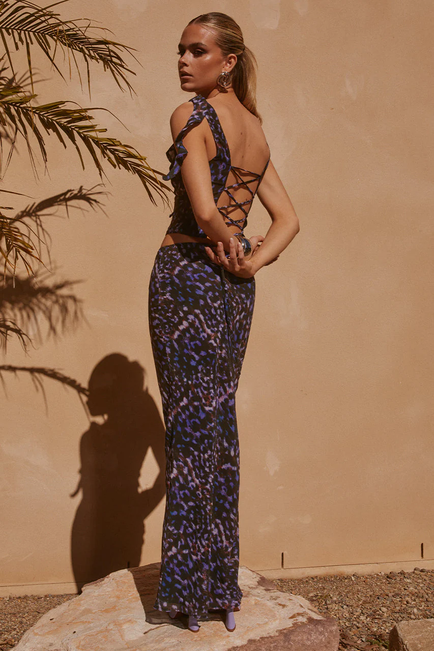 OXANA MAXI SKIRT - IRIS OXANA