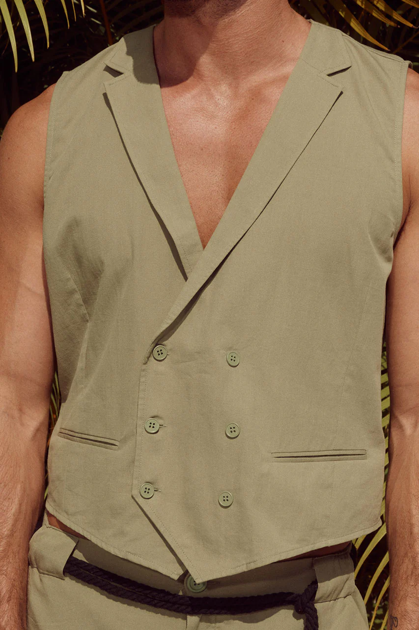 LORENZO VEST - KHAKI