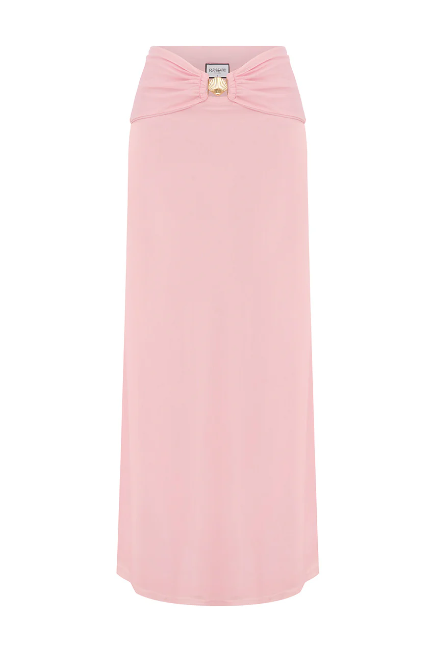 RIKKI MAXI SKIRT - PINK