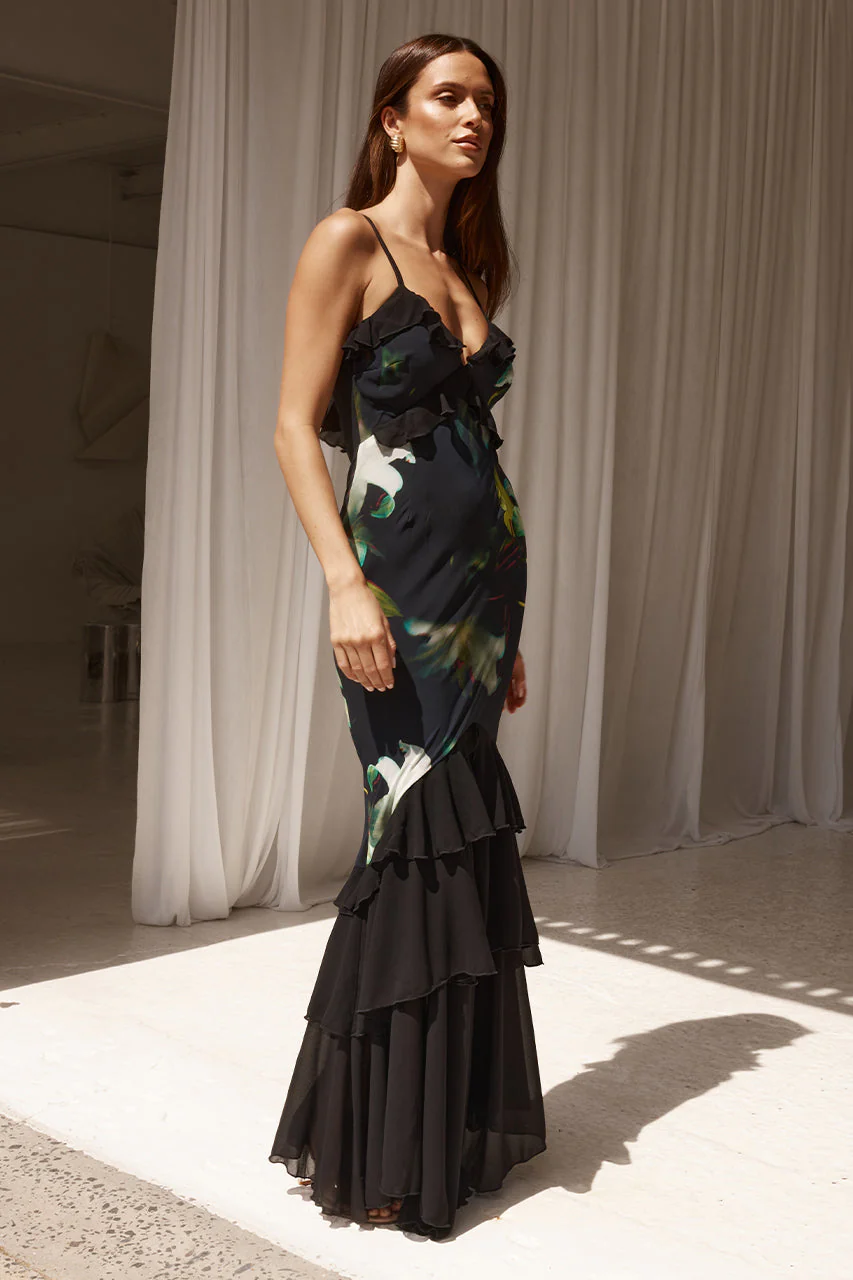 NAMARI MAXI DRESS - LILY PRINT