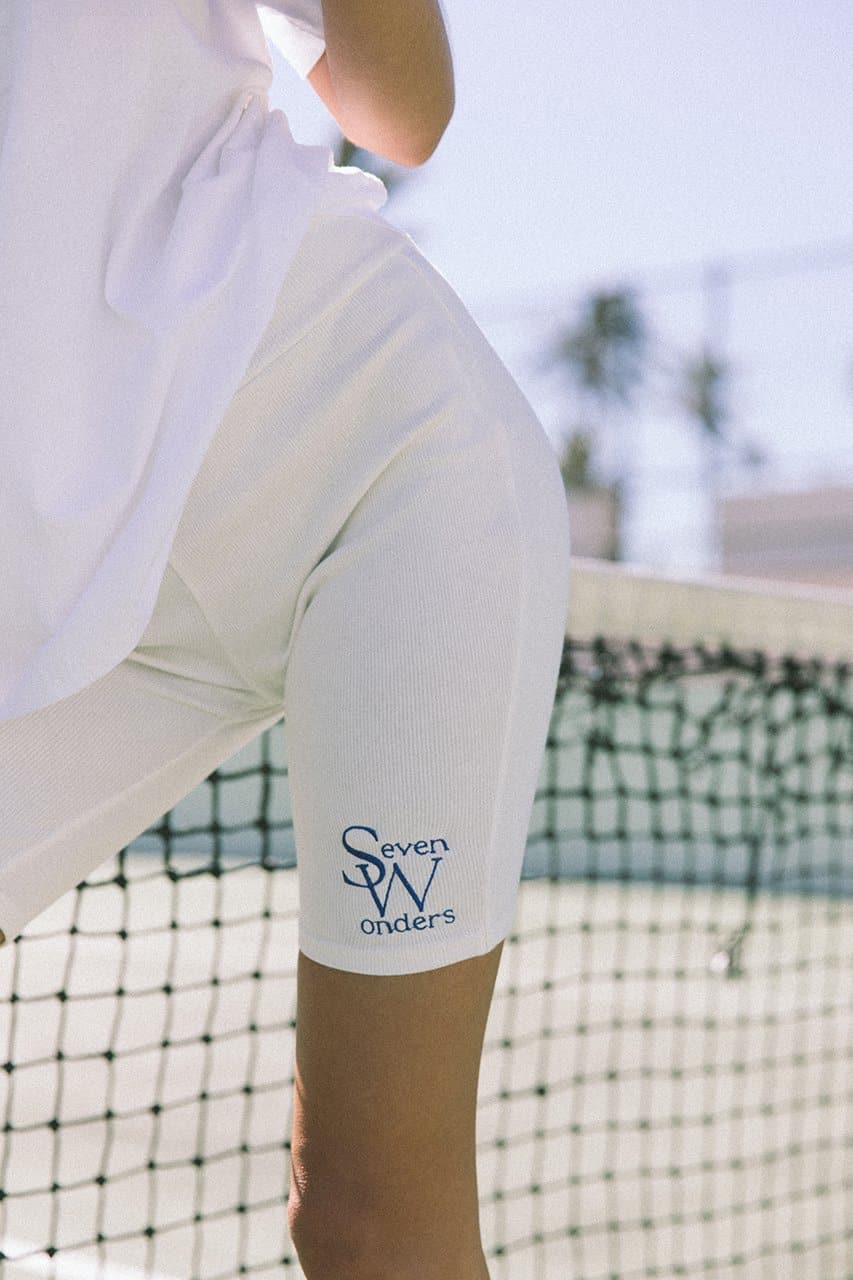 The Logo Bike Short - White