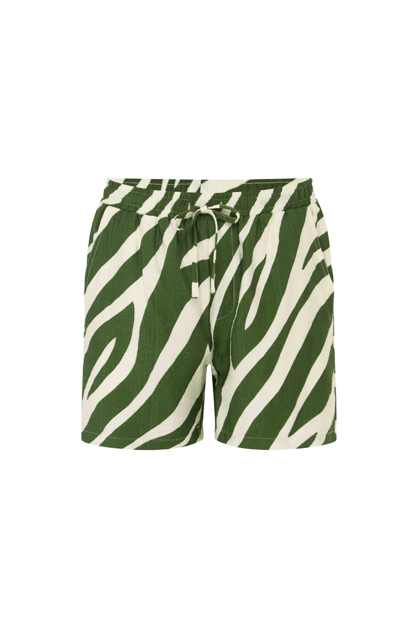 ABE SHORT - KHAKI ZEBRA