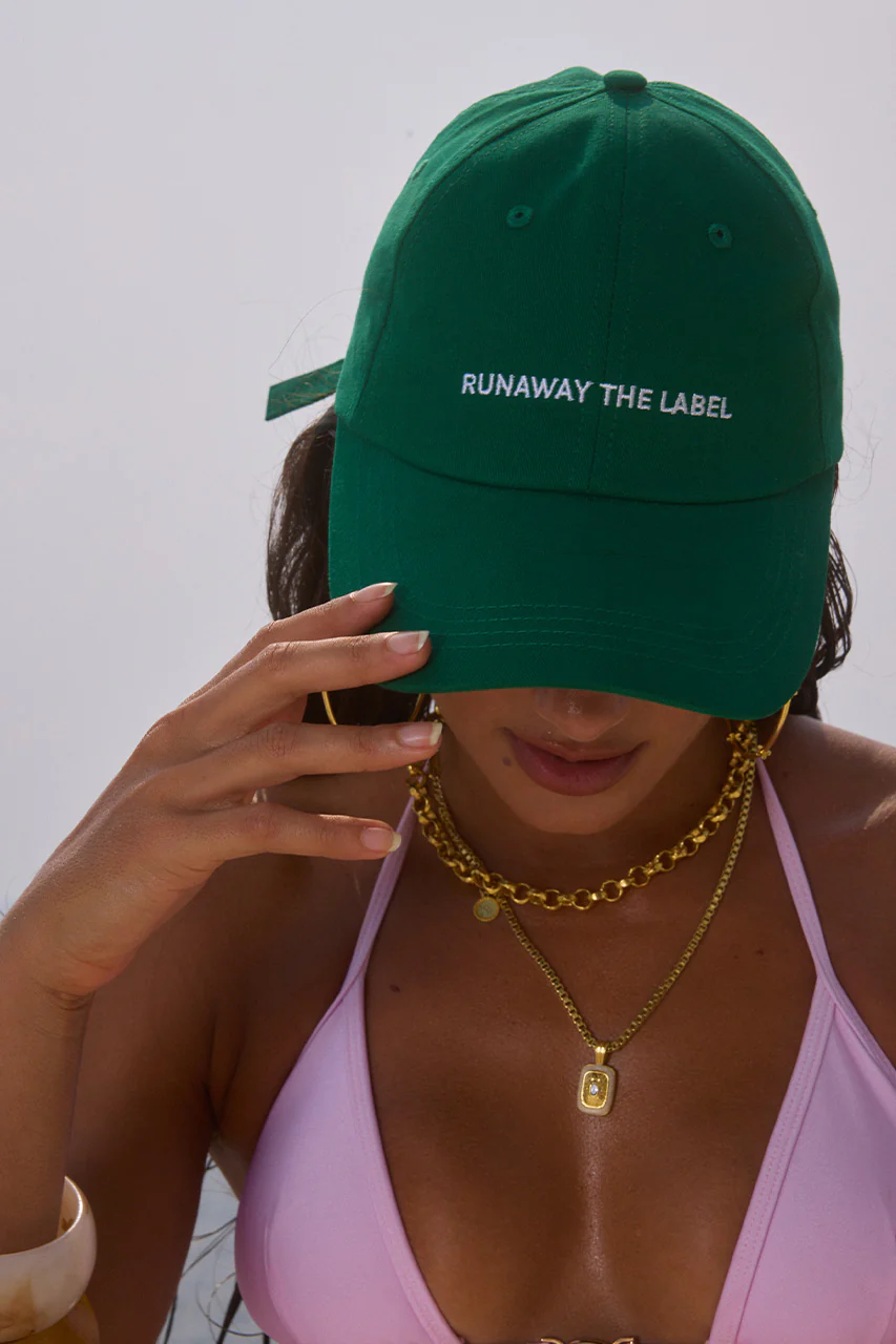 RUNAWAY PLAIN  CAP - EMERALD