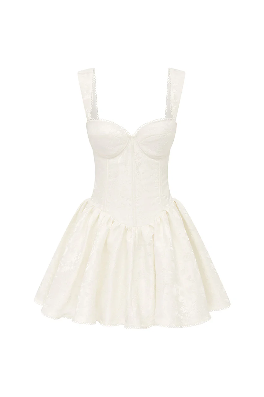 JOELLE MINI DRESS - IVORY