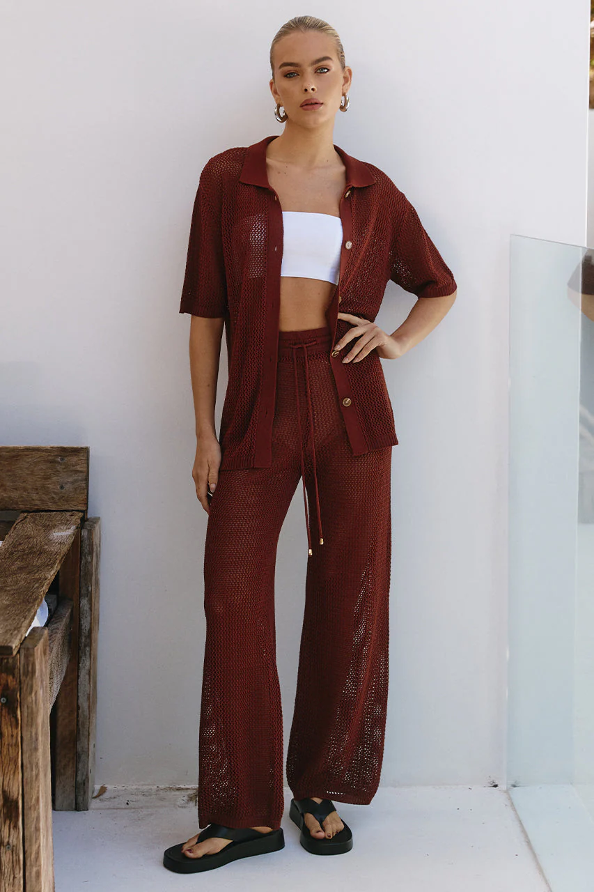 SMITH TOP - CHOCOLATE