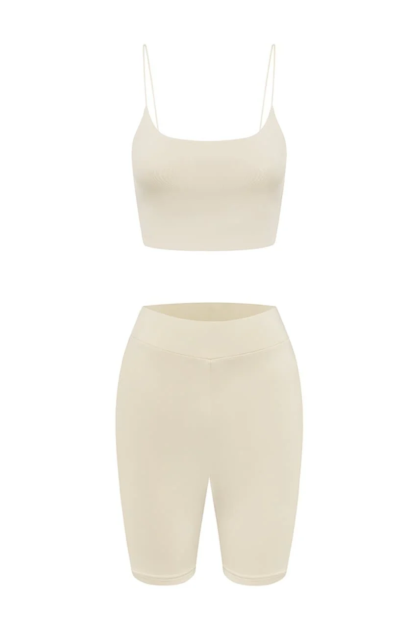 Hiit Crop Top - Sand