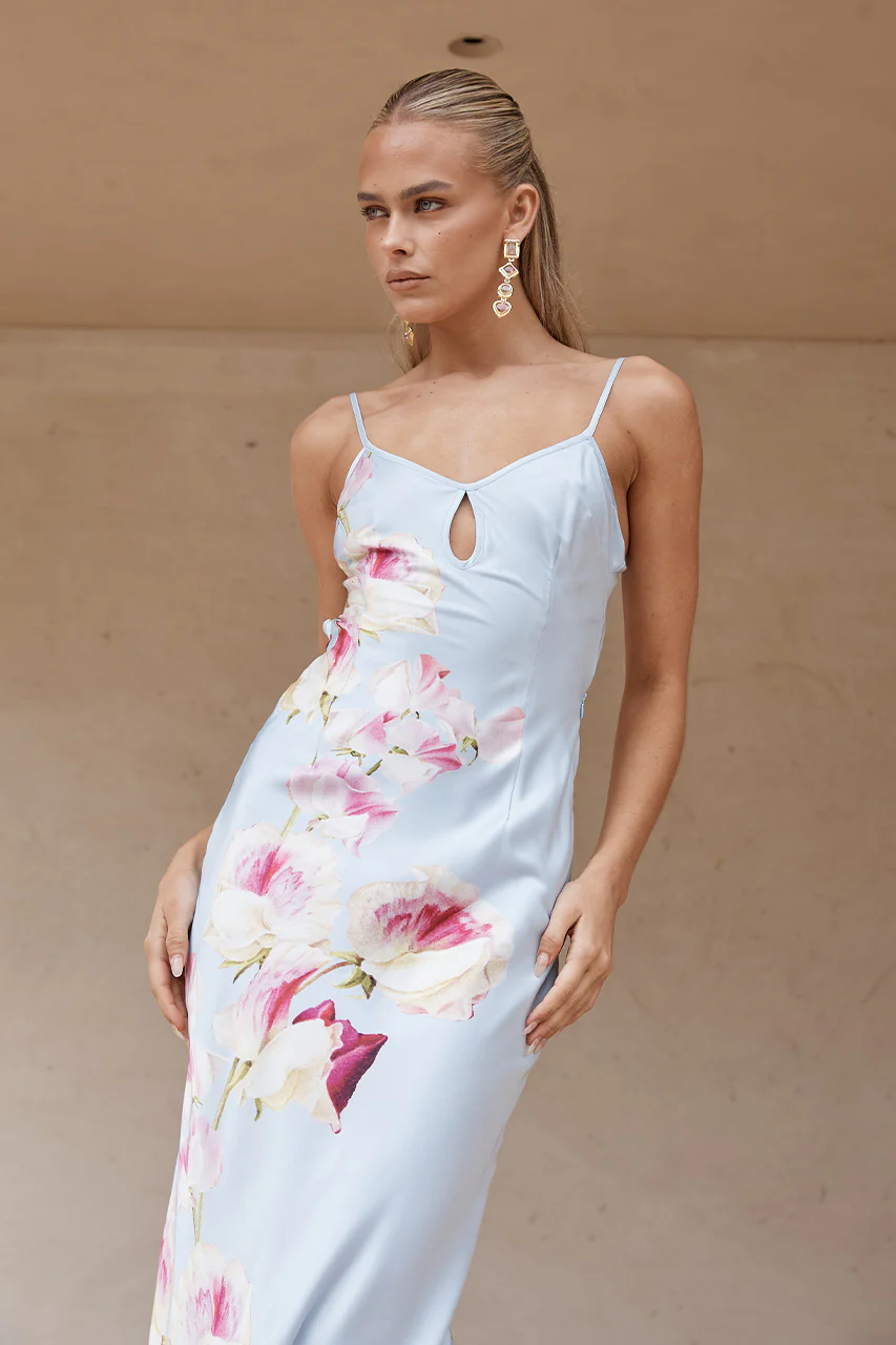 RAFFITA MAXI DRESS - CADENCE PRINT