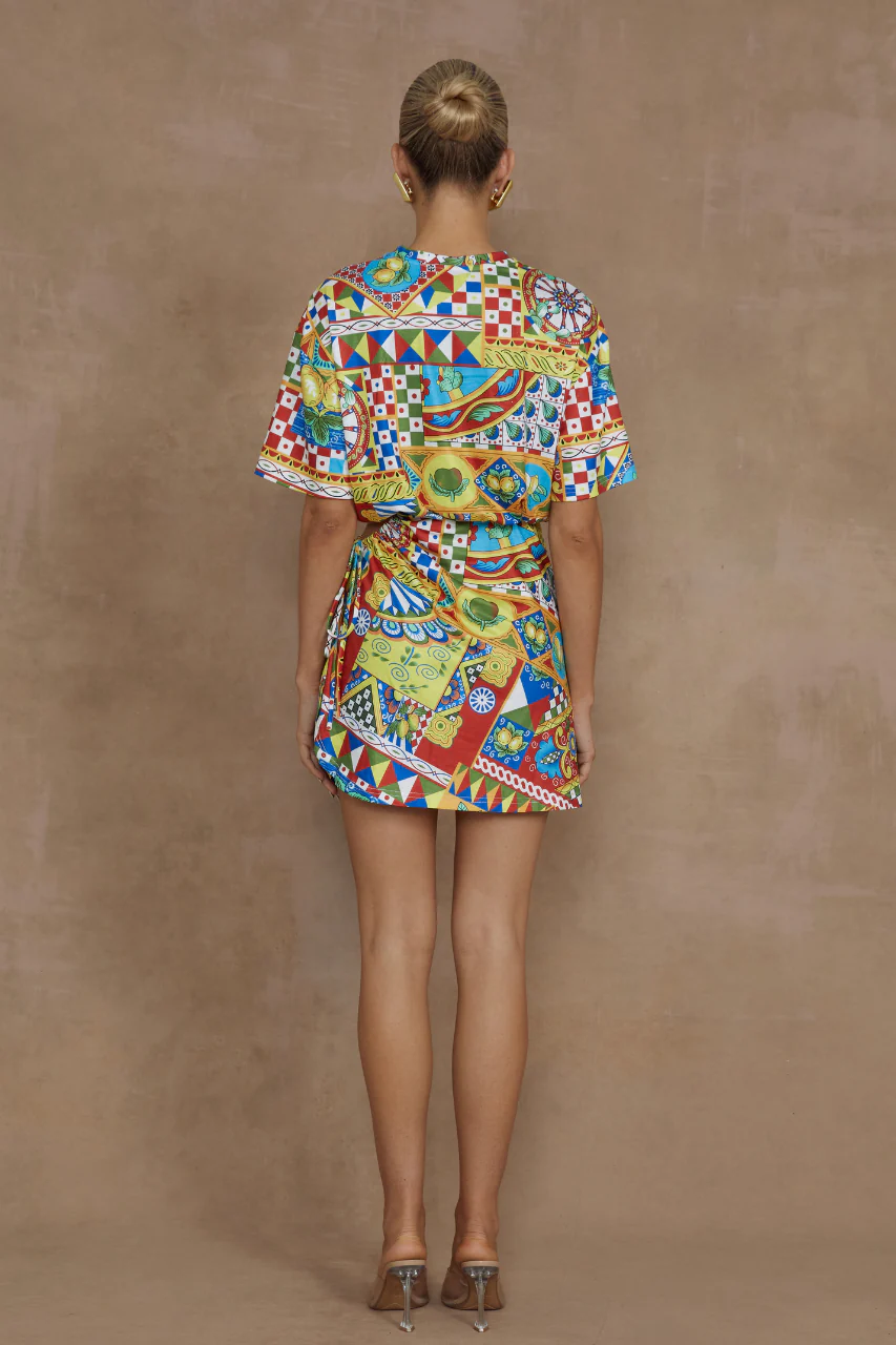 BRIZZIE MINI DRESS - PHAEDRA PRINT