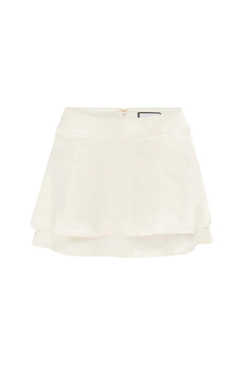 PAMMI MINI SKORT - IVORY