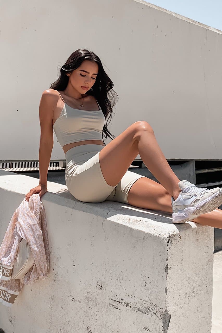 Hiit Crop Top - Sand