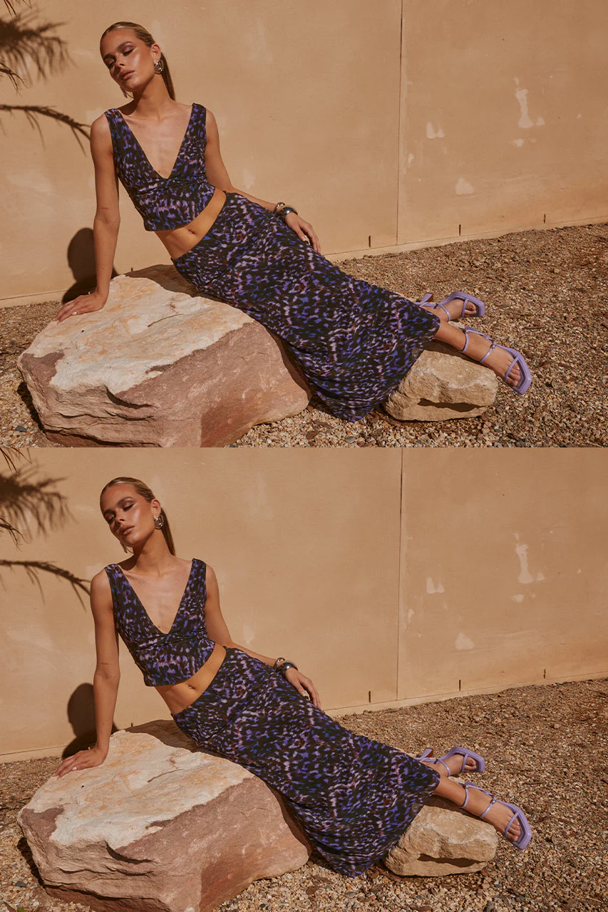 OXANA MAXI SKIRT - IRIS OXANA