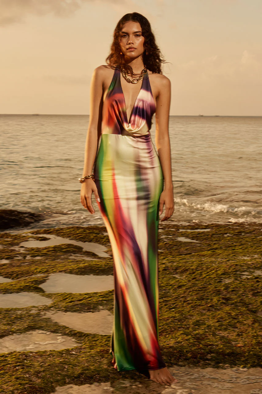 LORITA MAXI DRESS - CYPRUS PRINT