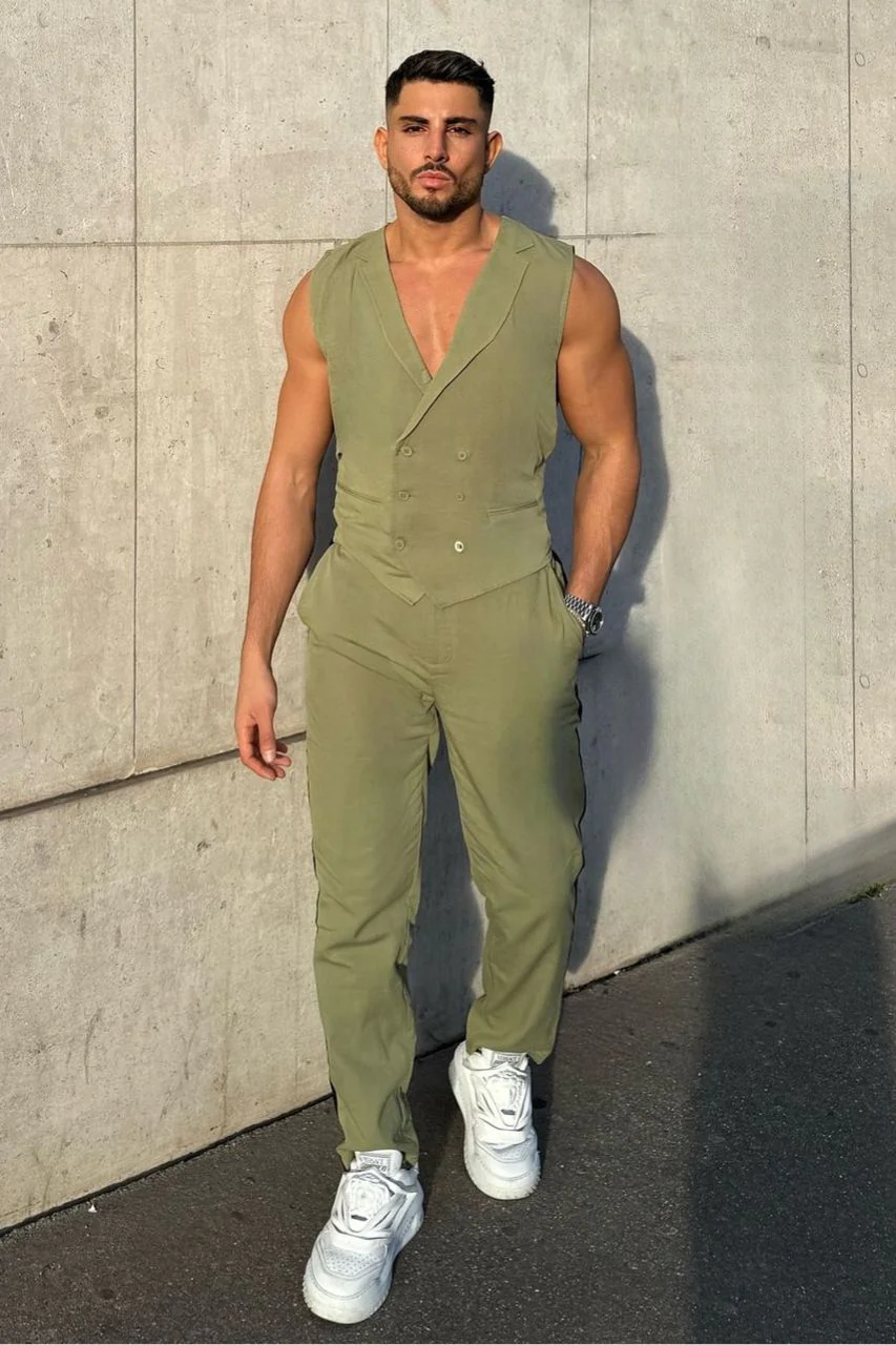 LORENZO VEST - KHAKI