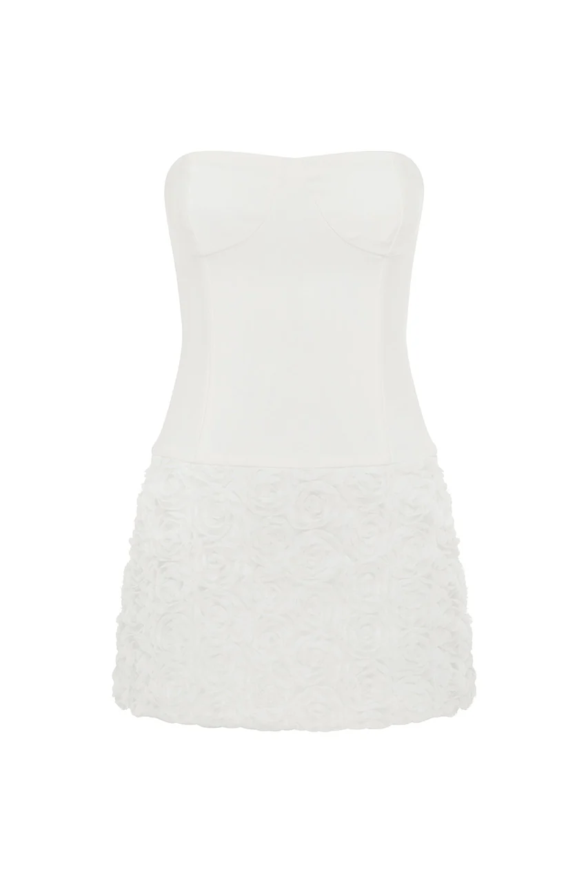 RIANA MINI DRESS - WHITE