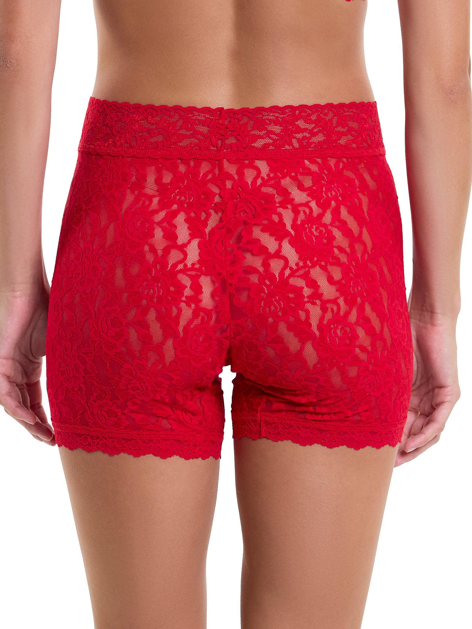Flirt Mode On Ribbon Boxer Shorts (Red)