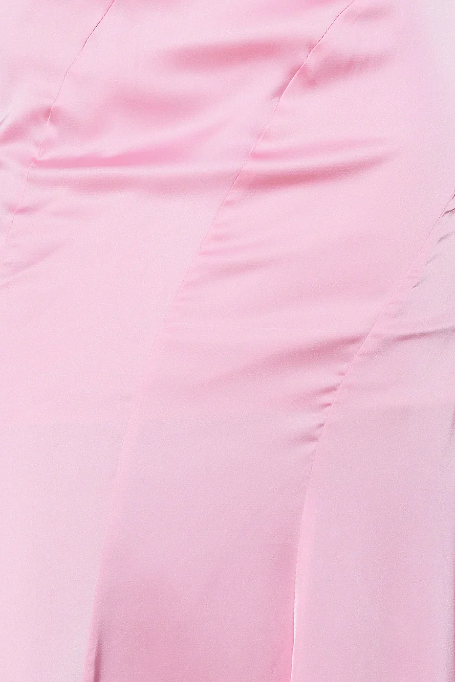 Silky Love Midi Dress Pink