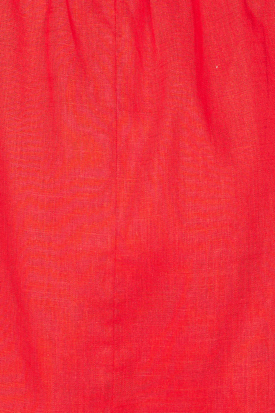 Posing Time Mini Dress Red