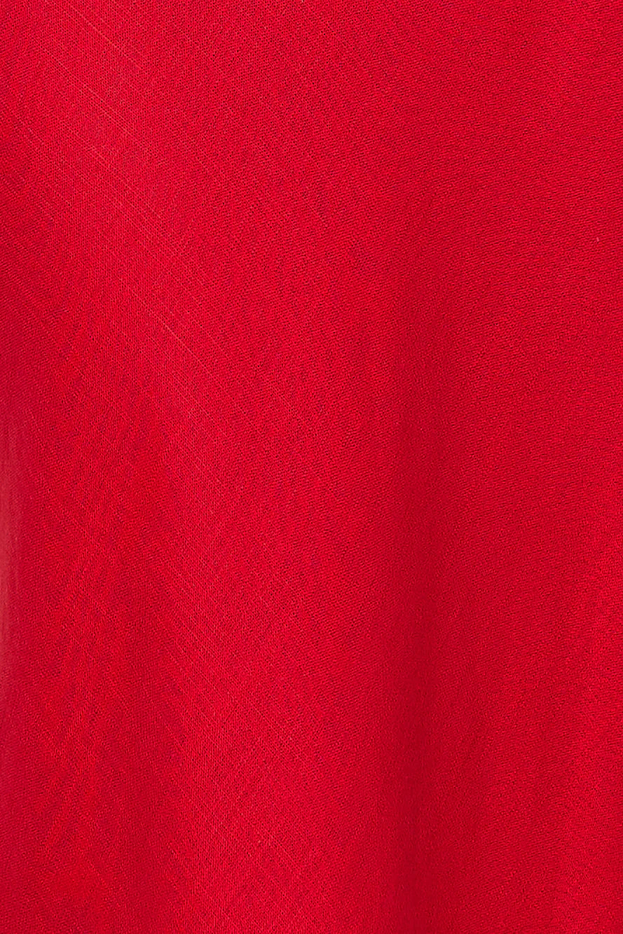 Chilling On My Own Maxi Dress Red