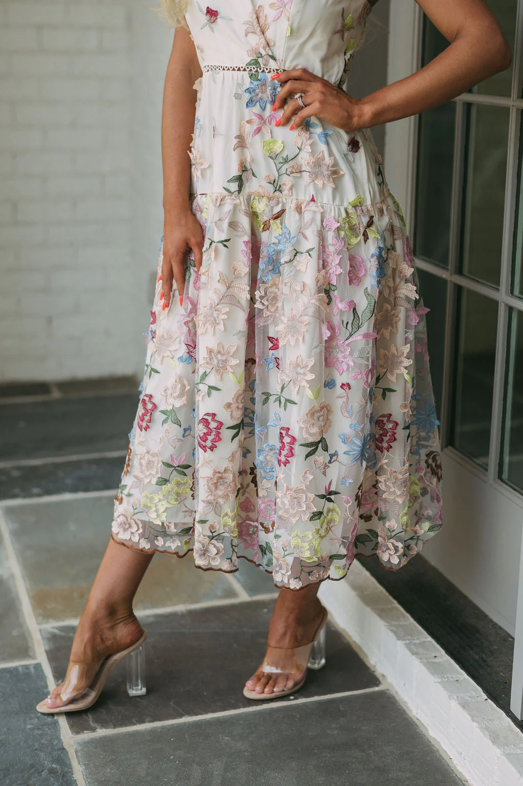 Kelsey Floral Midi Dress