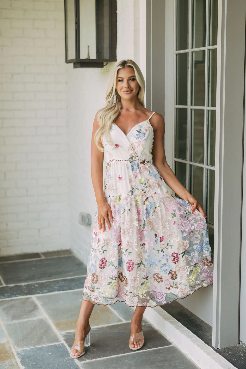 Kelsey Floral Midi Dress