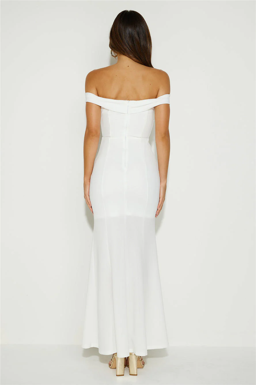 Love Is The Prize Maxi Dress White