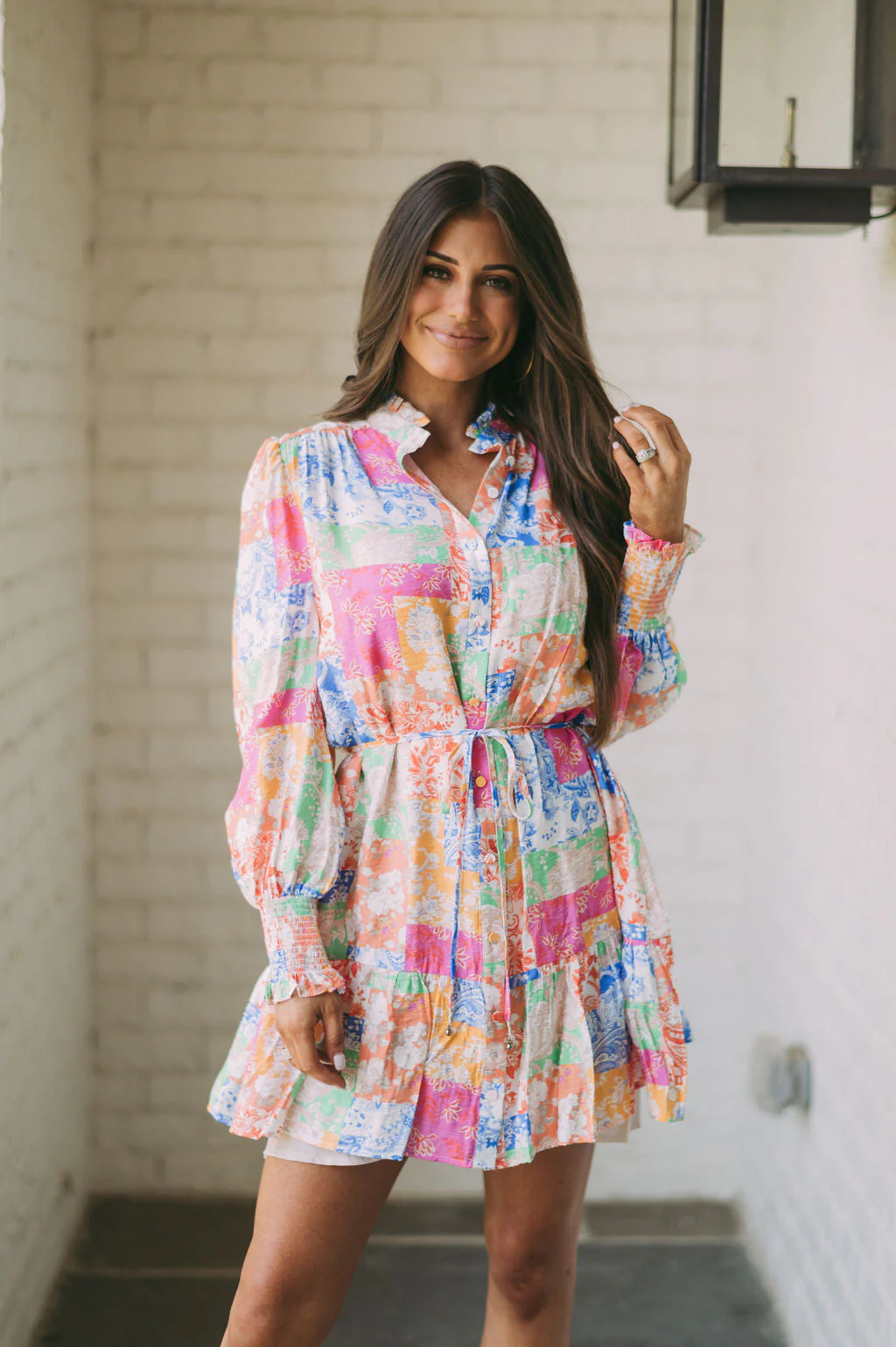 Patchwork Paisley Dress