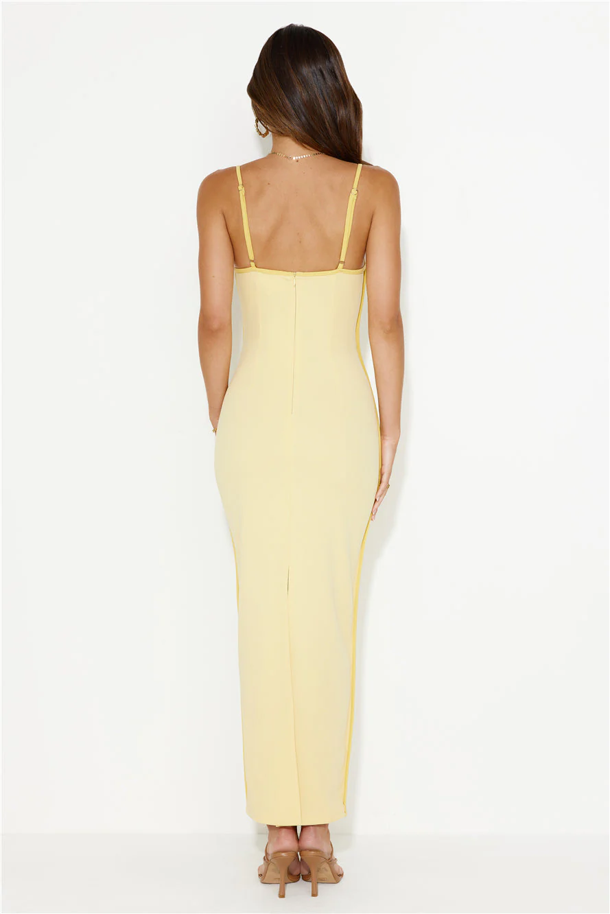 Beaming Bright Maxi Dress Yellow