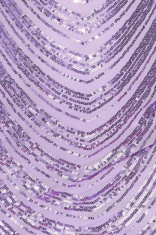 Stars Shining Bright Mini Dress Lilac