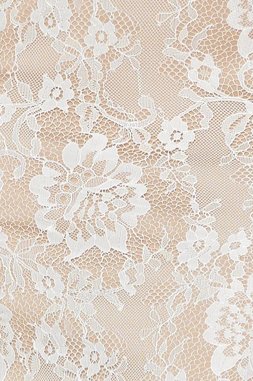 Feel Romance Midi Dress Nude