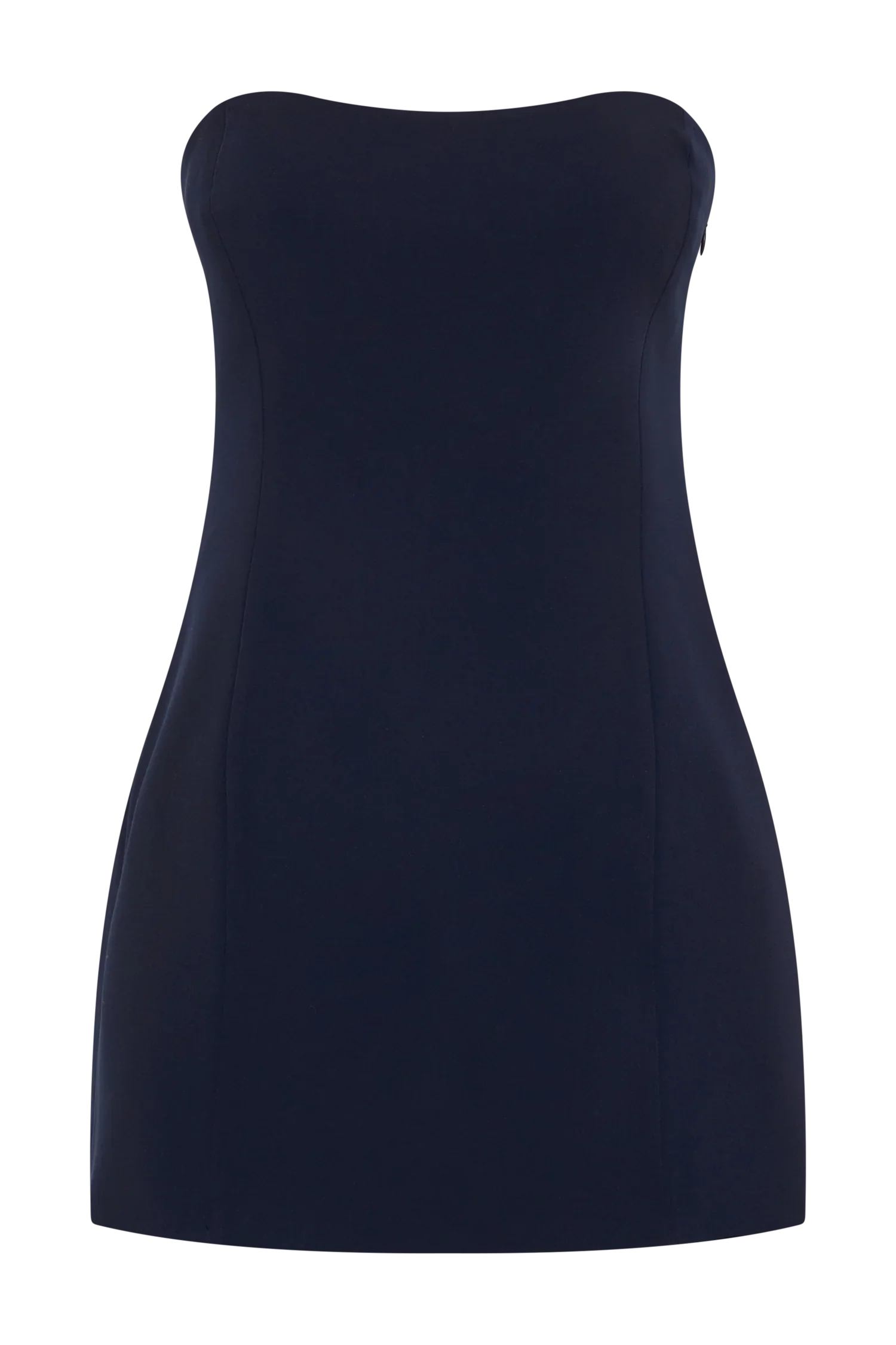 MESHKI Neeka Strapless Bow Back Mini Dress - Navy