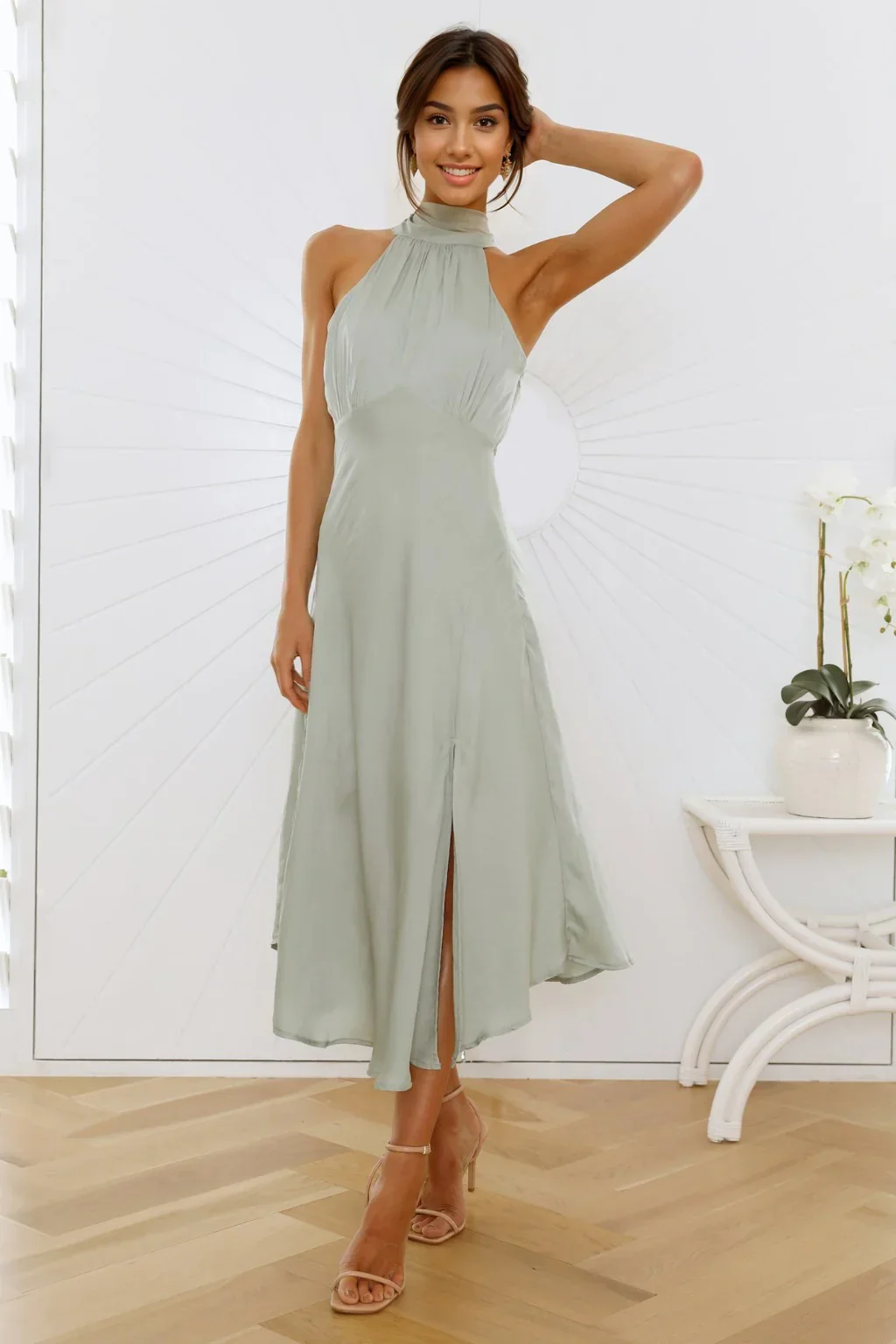 No Tears Here Maxi Dress Sage