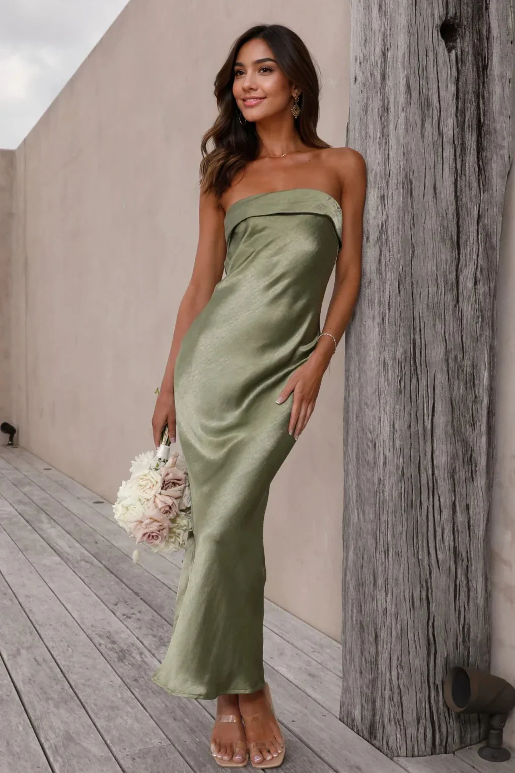 Gisele Maxi Dress - Olive