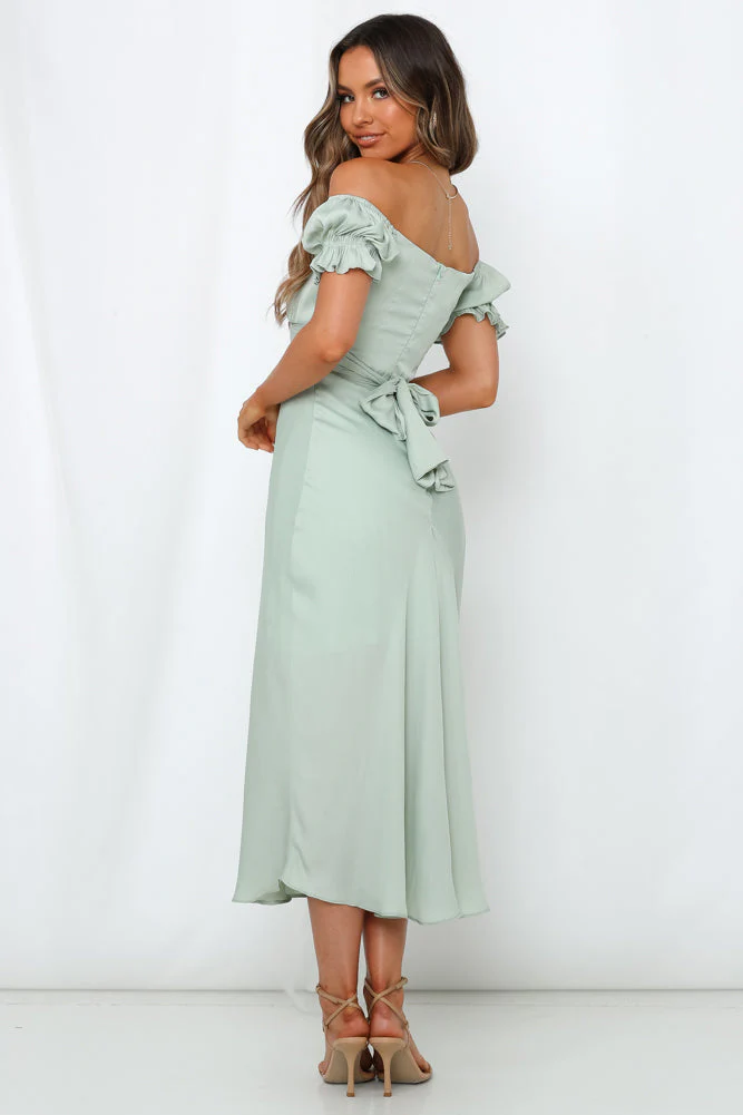 Sky Child Maxi Dress Pistachio