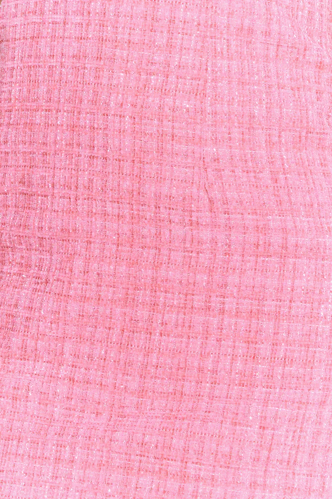 Style Classic Mini Dress Pink
